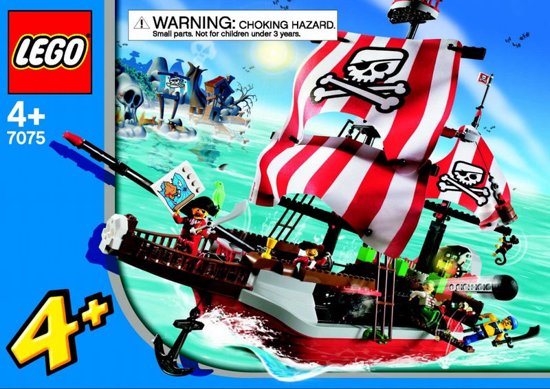 LEGO 4 Juniors Captain Redbeard's Pirate Ship - Limited Edition with Motor (7075-2)