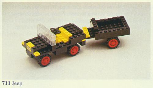 LEGO LEGOLAND Jeep CJ-5 (711-1)