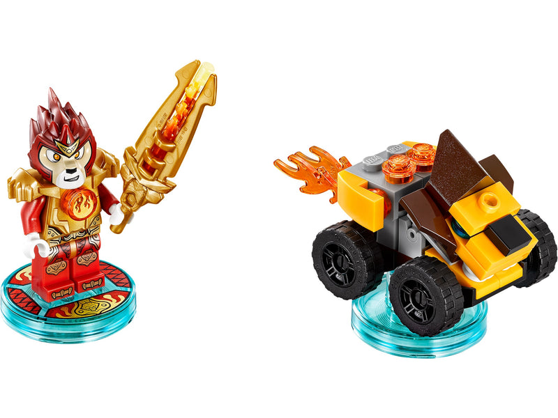 LEGO Dimensions Fun Pack - Legends of Chima (Laval and Mighty Lion Rider) (71222-1)