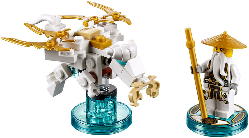 LEGO Dimensions Fun Pack - Ninjago (Sensei Wu and Flying White Dragon) (71234-1)
