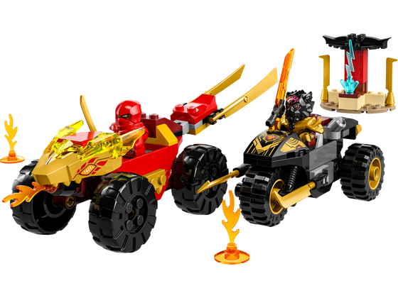 LEGO NINJAGO Kai and Ras's Car and Bike Battle (71789-1)