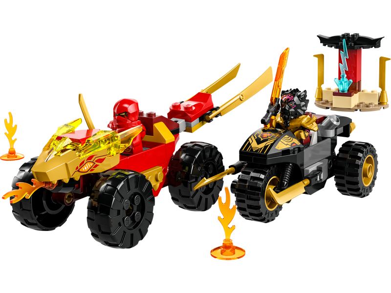 LEGO NINJAGO Kai and Ras's Car and Bike Battle (71789-1)