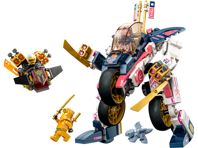 LEGO NINJAGO Sora's Transforming Mech Bike Racer (71792-1)