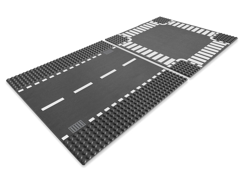 LEGO Town Straight & Crossroad Plates (7280-1)