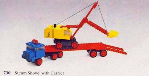 LEGO LEGOLAND Steam Shovel with Carrier (730-1)