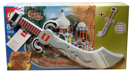 LEGO Adventurers Scorpion Palace and Foam Scimitar (7418-2)