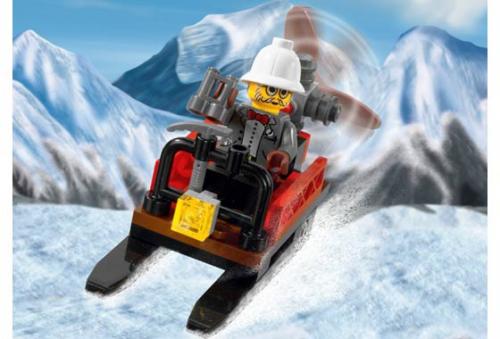 LEGO Adventurers Mountain Sleigh {Kabaya Version} (7423-2)