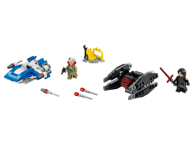 LEGO Star Wars A-Wing vs. TIE Silencer Microfighters (75196-1)