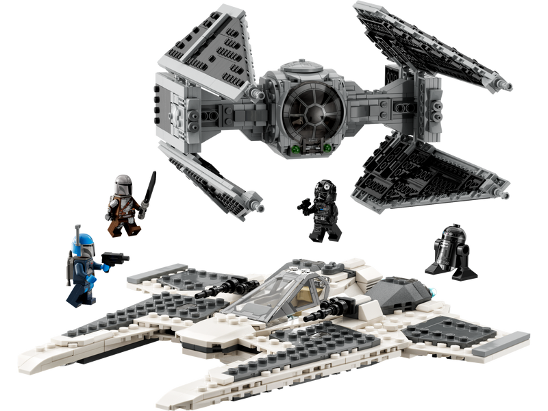 LEGO Star Wars Mandalorian Fang Fighter vs TIE Interceptor (75348-1)
