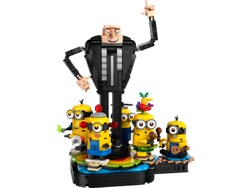 LEGO Despicable Me and Minions Brick-Built Gru and Minions (75582-1)