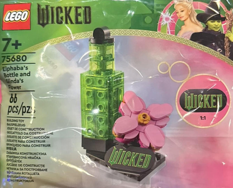 LEGO Wicked Elphaba's Bottle and Glinda's Flower polybag (75680-1)
