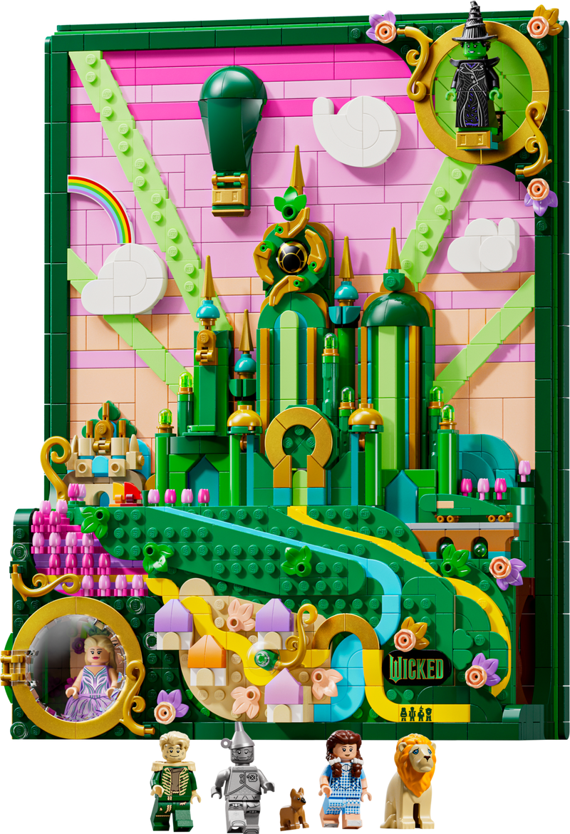 LEGO Wicked Emerald City Wall Art (75685-1)