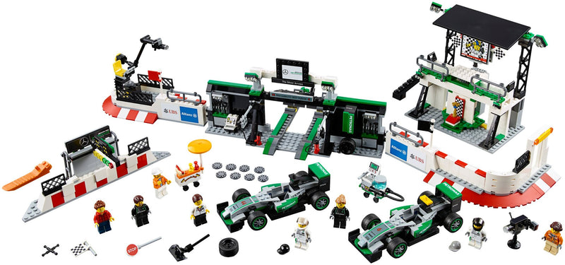 LEGO SPEED CHAMPIONS MERCEDES AMG PETRONAS Formula One Team (75883-1)
