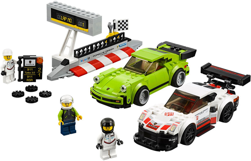 LEGO SPEED CHAMPIONS Porsche 911 RSR + 911 Turbo (75888-1)