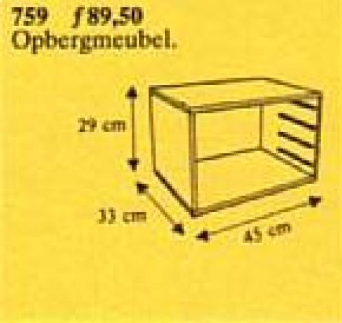 LEGO Service Packs Storage Cabinet (759-1)
