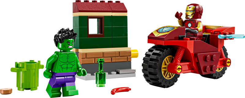 LEGO Super Heroes Iron Man with Bike and The Hulk (76287-1)