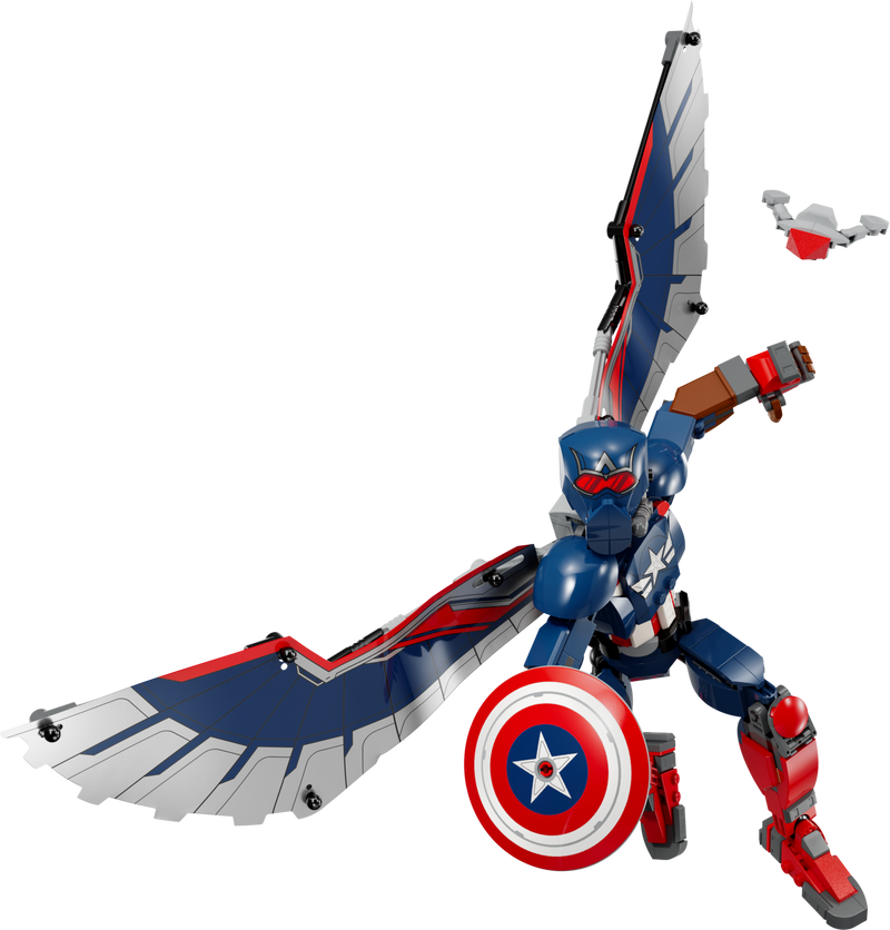 LEGO Super Heroes New Captain America Construction Figure (76296-1)