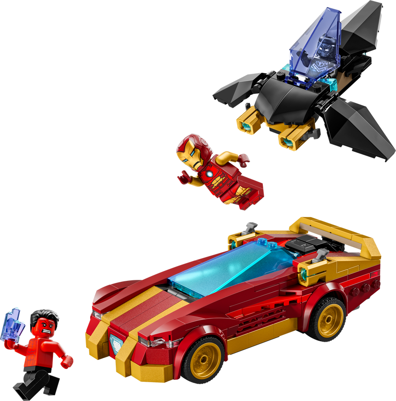 LEGO Super Heroes Iron Man Car & Black Panther vs. Red Hulk (76310-1)