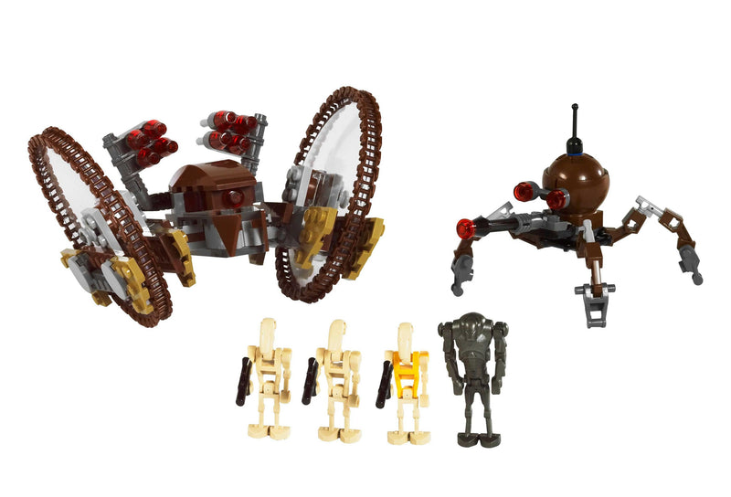LEGO Star Wars Hailfire Droid & Spider Droid, Clone Wars White Box (7670-2)