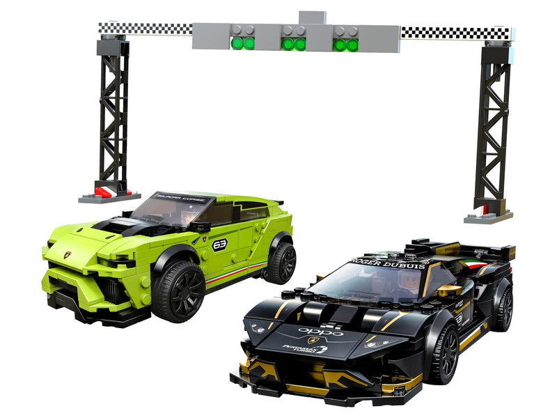 LEGO SPEED CHAMPIONS Lamborghini Urus ST-X & Lamborghini Huracán Super Trofeo EVO (76899-1)
