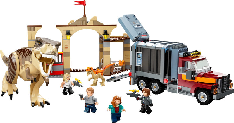 LEGO Jurassic World T. rex & Atrociraptor Dinosaur Breakout (76948-1)