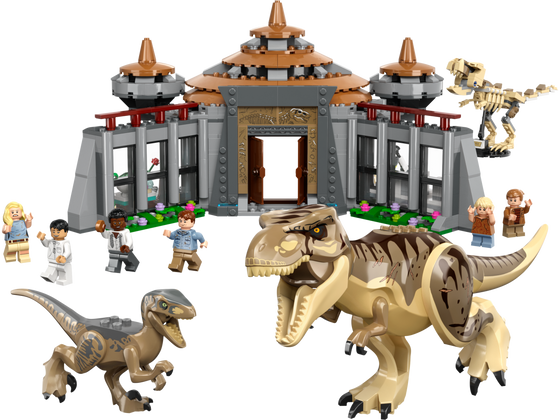 LEGO Jurassic World Visitor Center: T. rex & Raptor Attack (76961-1)