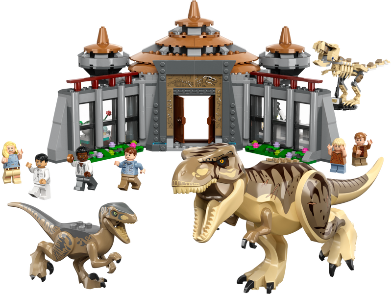 LEGO Jurassic World Visitor Center: T. rex & Raptor Attack (76961-1)