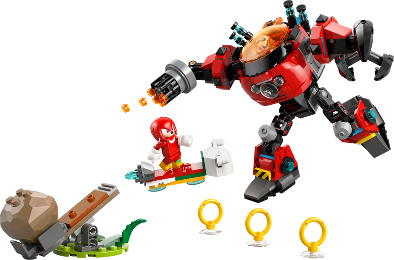 LEGO Sonic the Hedgehog Knuckles vs. Dr. Eggman Egg Crusher Mech (77005-1)