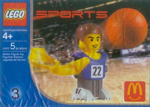 LEGO Sports McDonald's Sports Set Number 3 - Blue Basketball Player #22 polybag (7917-1)