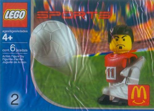 LEGO Sports McDonald's Sports Set Number 2 - Red Soccer Player #11 polybag (7924-1)