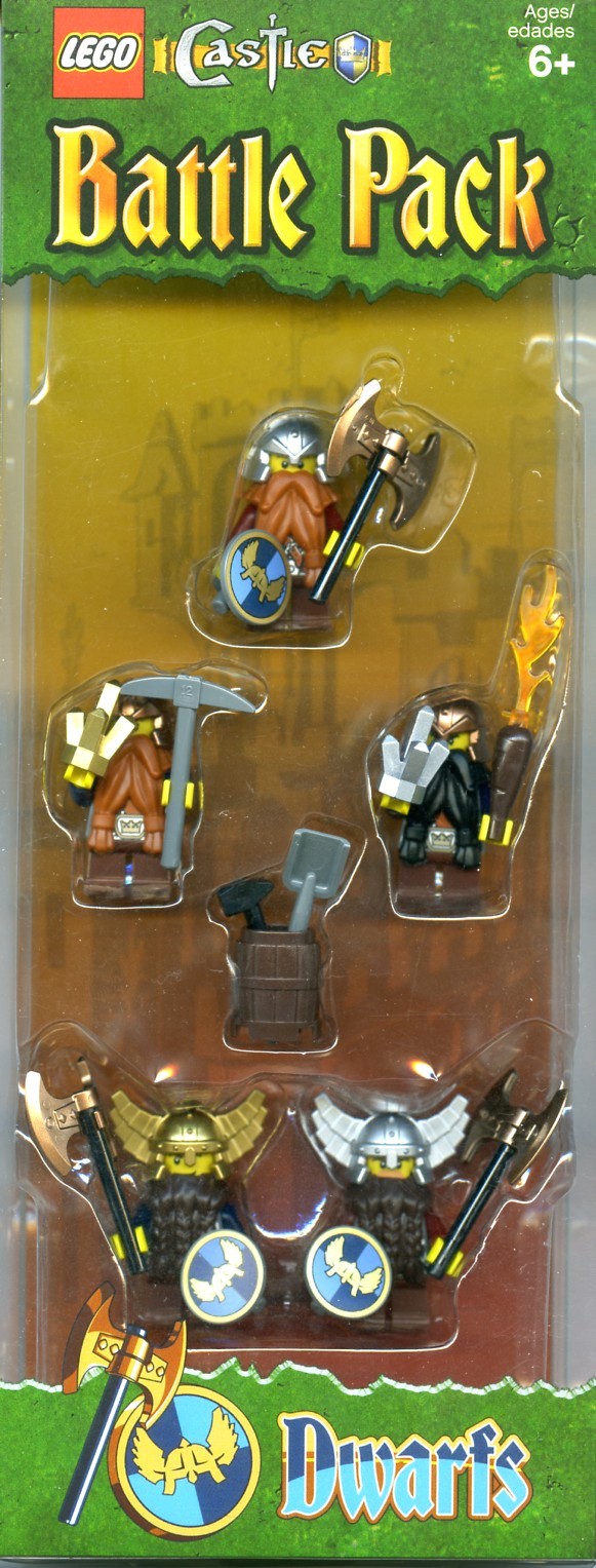 LEGO Castle Battle Pack Dwarfs blister pack (852702-1)