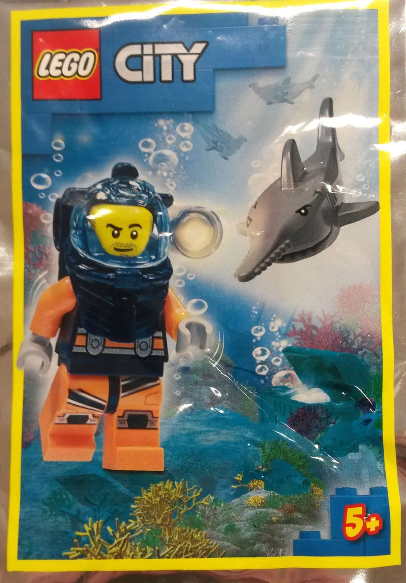 LEGO Town Diver and Sawfish foil pack (862011-1)