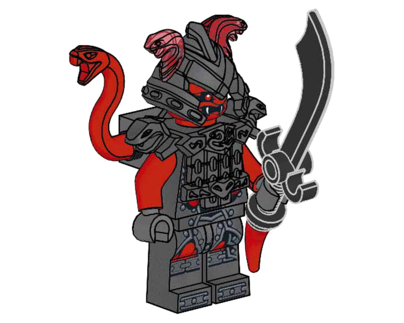 LEGO NINJAGO Vermillion Warrior foil pack (891726-1)