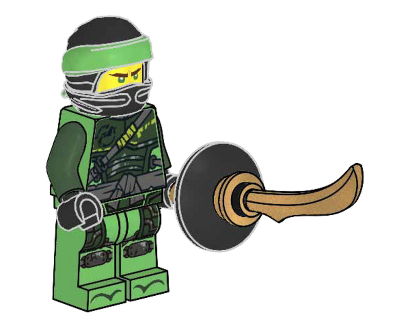 LEGO NINJAGO Lloyd foil pack #4 (891949-1)