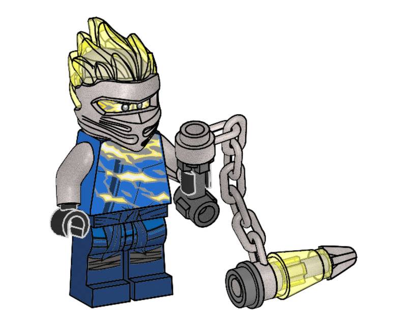 LEGO NINJAGO Jay foil pack #6 (891958-1)