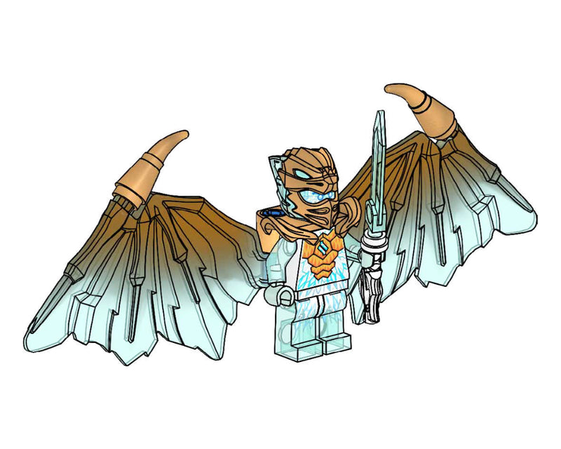 LEGO NINJAGO Golden Dragon Zane foil pack (892293-1)