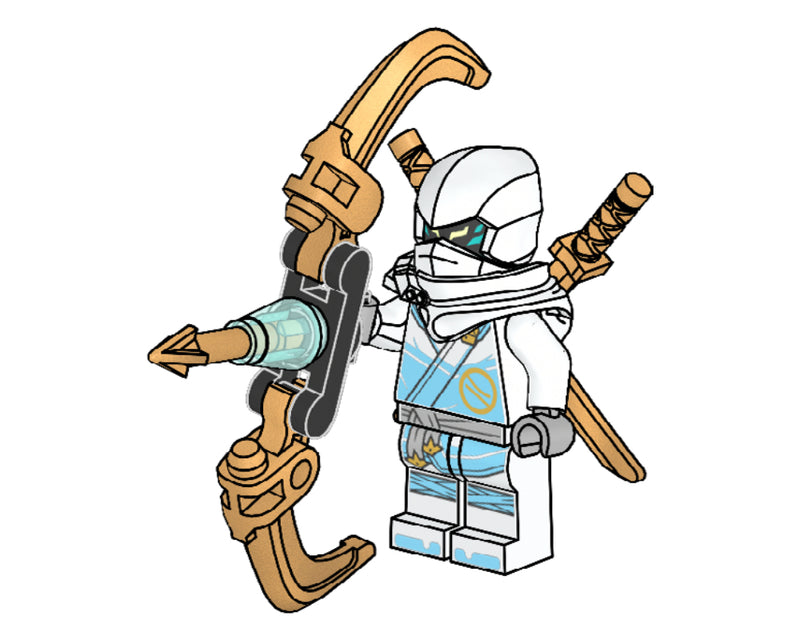 LEGO NINJAGO Zane paper bag #2 (892401-1)