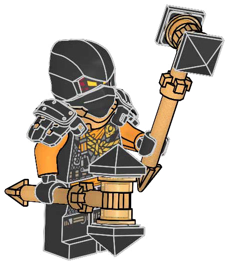 LEGO NINJAGO Cole paper bag #2 (892408-1)