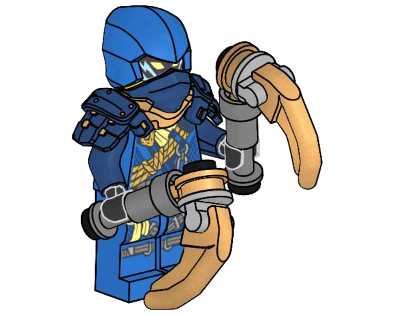 LEGO NINJAGO Jay paper bag #2 (892413-1)
