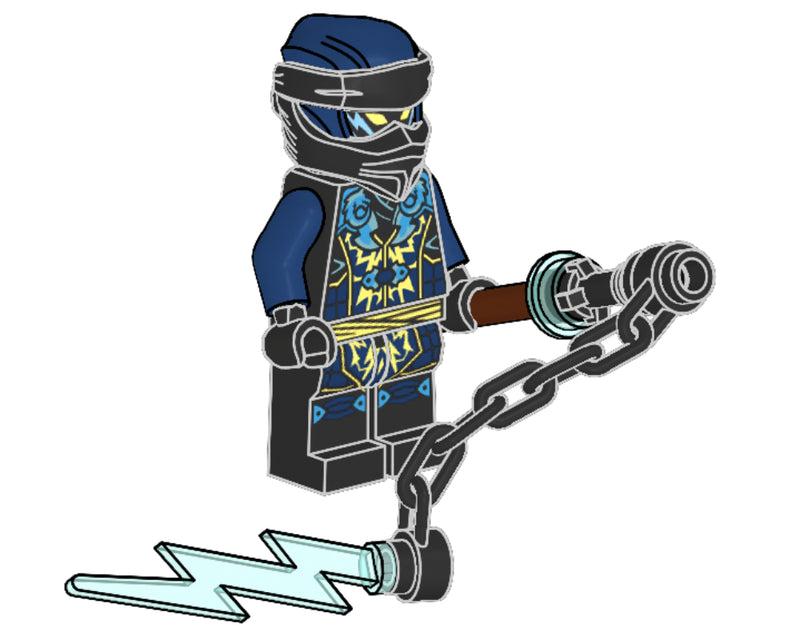 LEGO NINJAGO Jay paper bag #3 (892503-1)