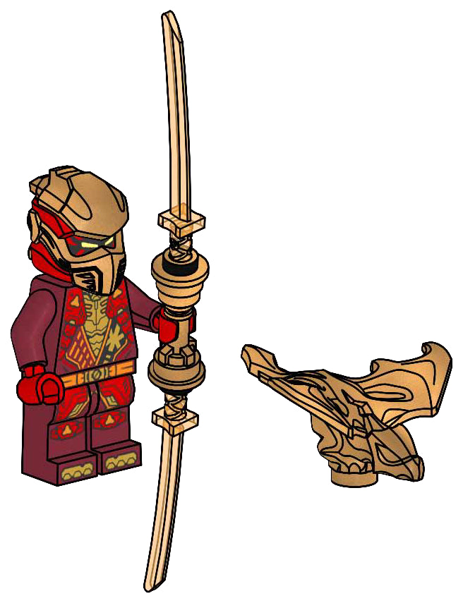 LEGO NINJAGO Kai paper bag #3 (892507-1)