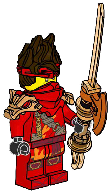 LEGO NINJAGO Kai paper bag #4 (892511-1)