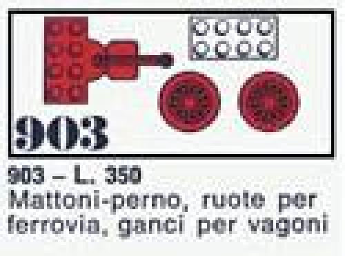 LEGO Classic Train Wheels and Couplers (903-1)