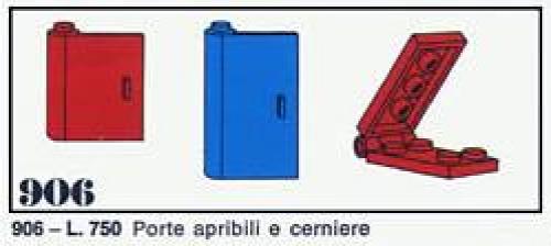LEGO Classic 12 doors and 5 hinges (906-1)