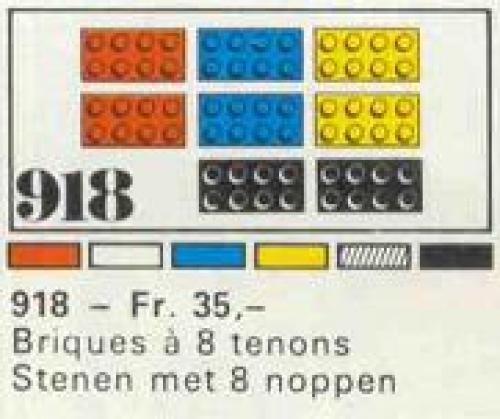 LEGO Classic 21 8-Stud Bricks (918-2)