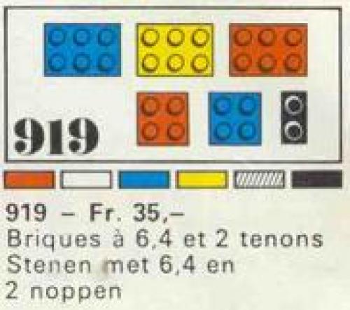 LEGO Classic 31 bricks with 2, 4 and 6 studs (919-1)