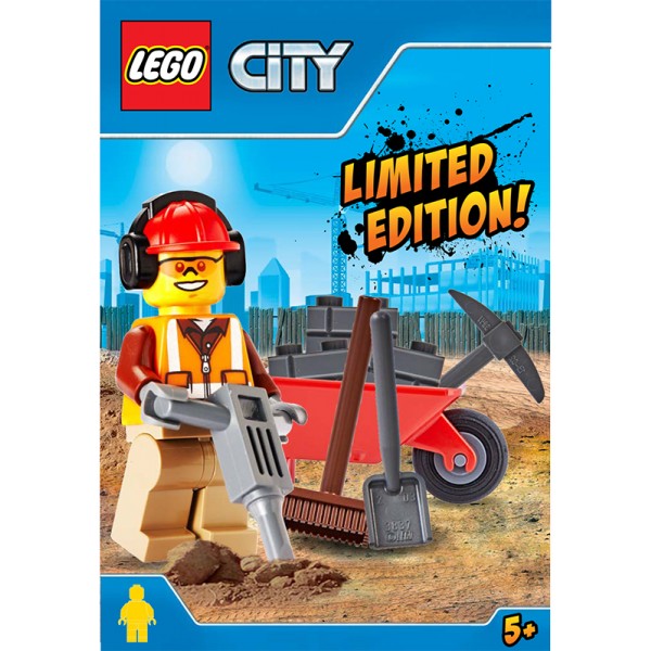 LEGO Town Worker with Wheelbarrow foil pack (951702-1)