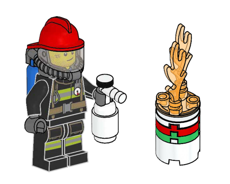 LEGO Town Fireman foil pack #2 (951902-1)