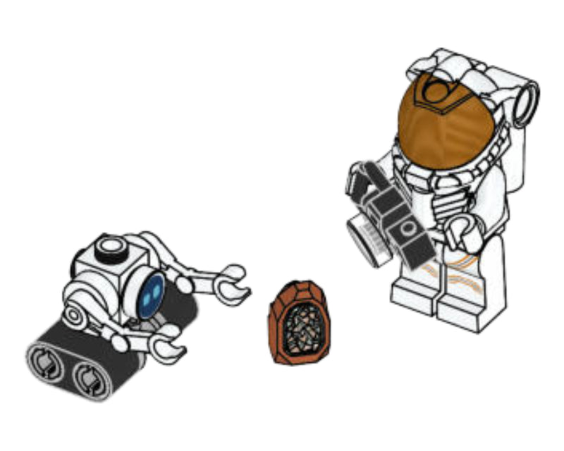 LEGO Town Astronaut foil pack #1 (951908-1)