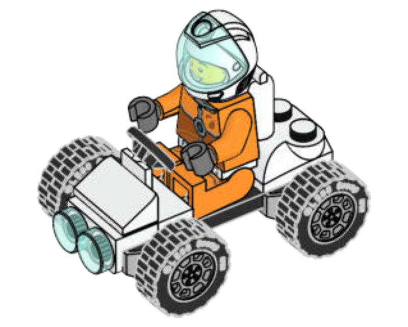 LEGO Town Astronaut with Space Buggy foil pack (951911-1)